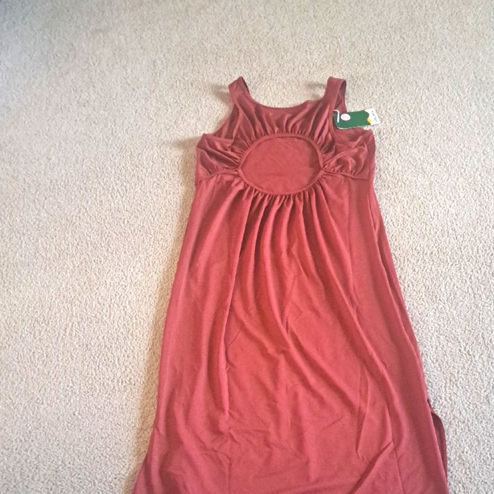 MEDIUM.   HALARA HIGH LOW CUT OUT MAXI DRESS